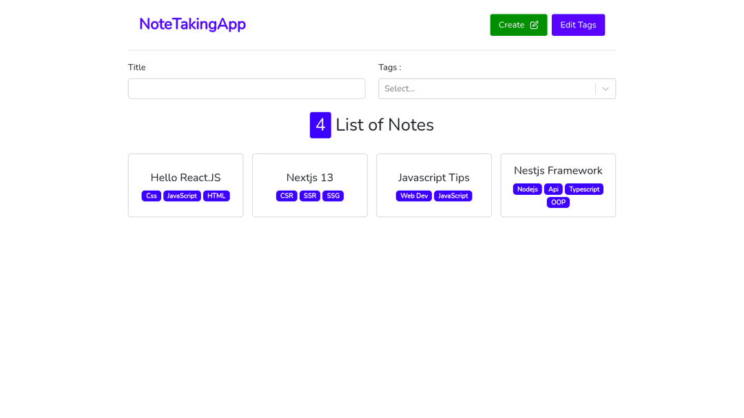 Note-Taking App
